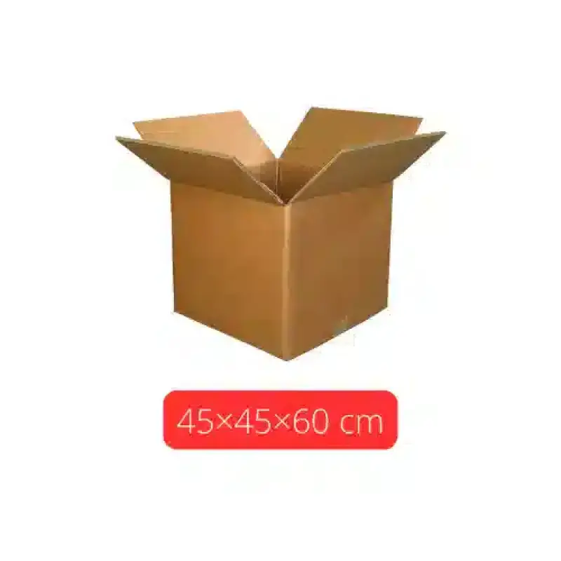 5-Ply Corrugated Cardboard Box - 45cm Length x 45cm Width x 60cm Height