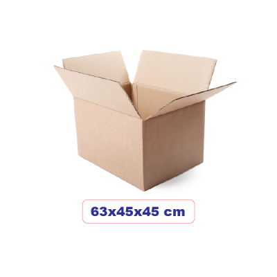 - 5-Ply Corrugated Cardboard Box - 60cm Length x 60cm Width x 80cm Height